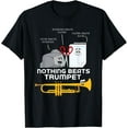 thumbnail image 1 of Rock Paper Siccor Nothing Beats Trumpet T-Shirt tee, 1 of 4