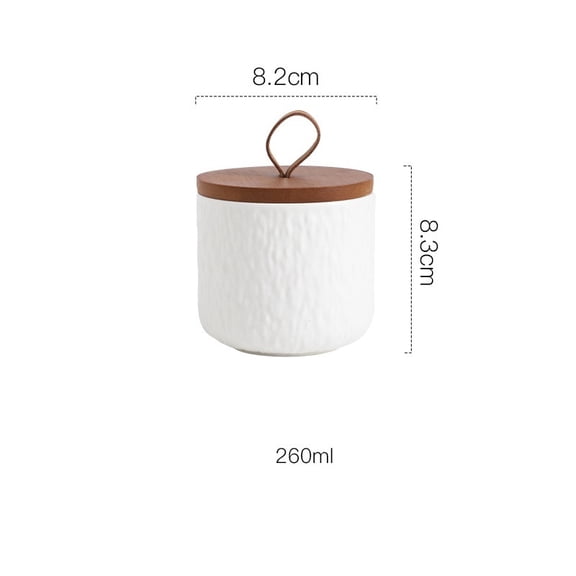 Rock Pattern Ceramic Storage Jar - Airtight Kitchen Canister for Tea, Coffee, Sugar, and Grains