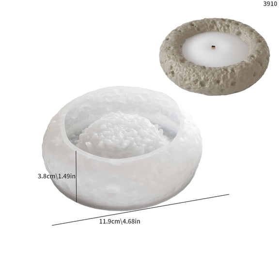 Rock Pattern Silicone Mold for Coasters Resin Concrete Clay Soap