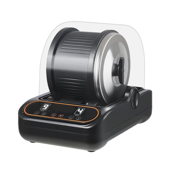 Rock Polishing Machine, 3lb Rock Tumbler Kit, 4 Speed, Timer, PC Cover