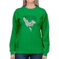thumbnail image 1 of Rock Poster W Angel Girl  Sweatshirt Women -Image by Shutterstock, Female x-Large, 1 of 4