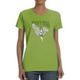 thumbnail image 1 of Rock Poster W Angel Girl  T-Shirt Women -Image by Shutterstock, Female 4X-Large, 1 of 4