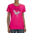 thumbnail image 1 of Rock Poster W Angel Girl  T-Shirt Women -Image by Shutterstock, Female x-Large, 1 of 4