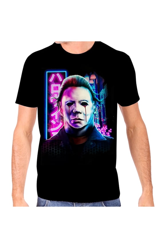 Men's Halloween Tokyo Michael Myers T-Shirt Black XL