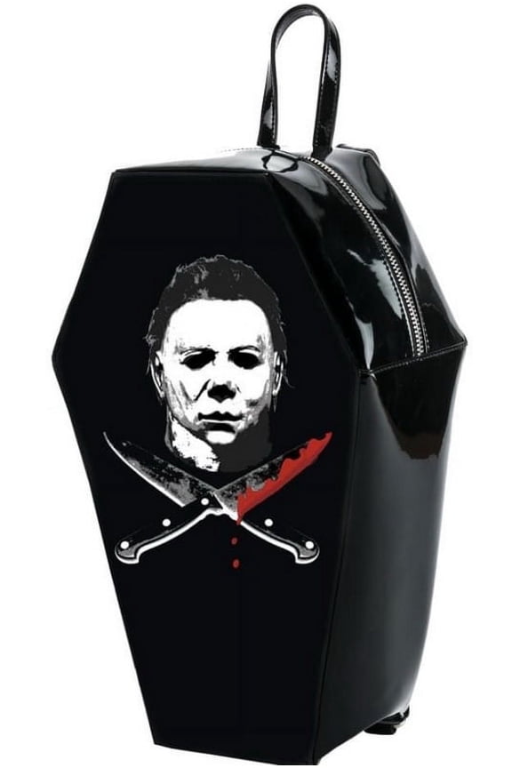 RKR-UH2-HB80-KNVES-C Halloween Michael Myers Coffin Backpack