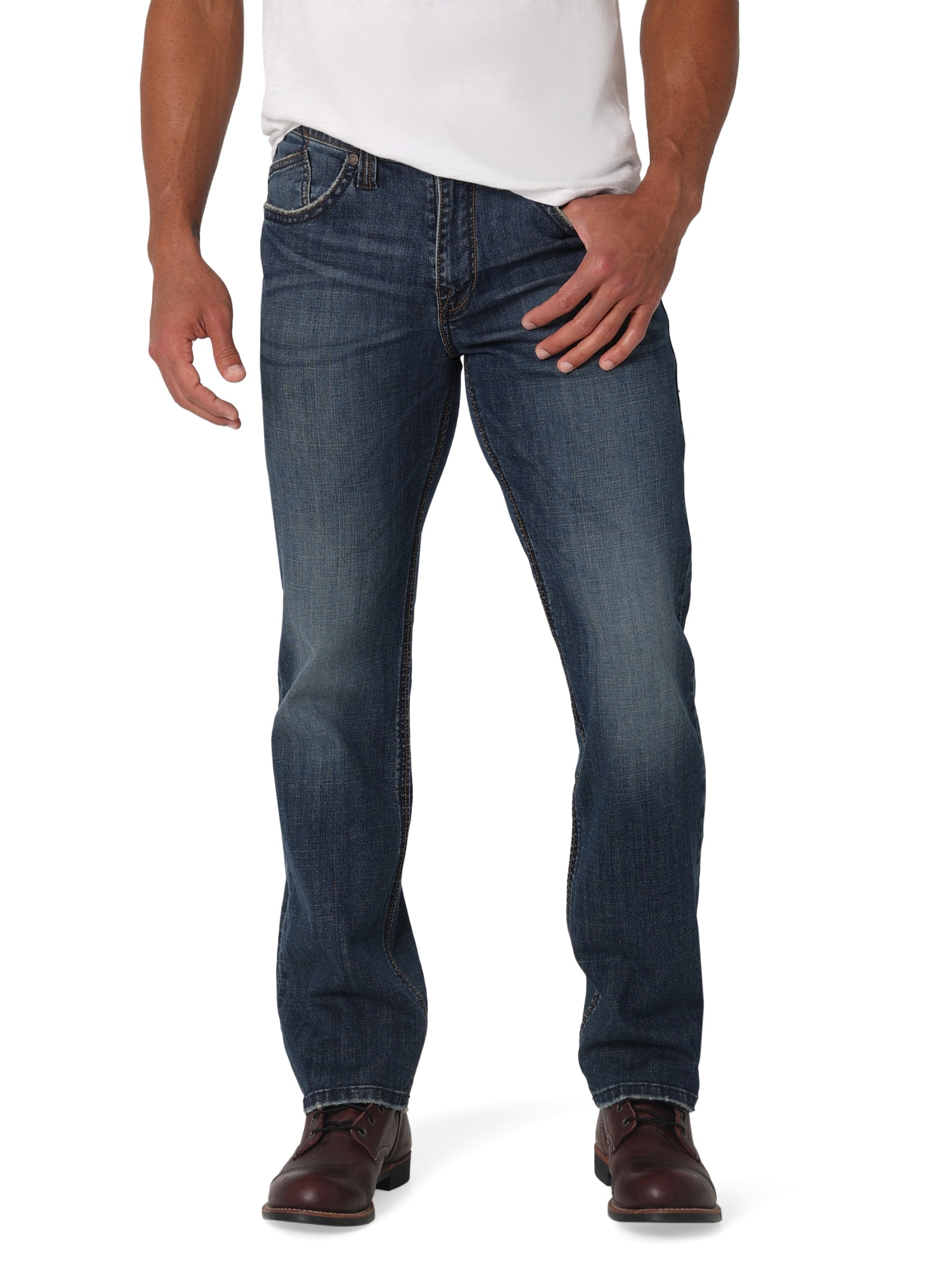 Rock & Republic Men's Relaxed Straight Leg Jean with Ultra Comfort Denim