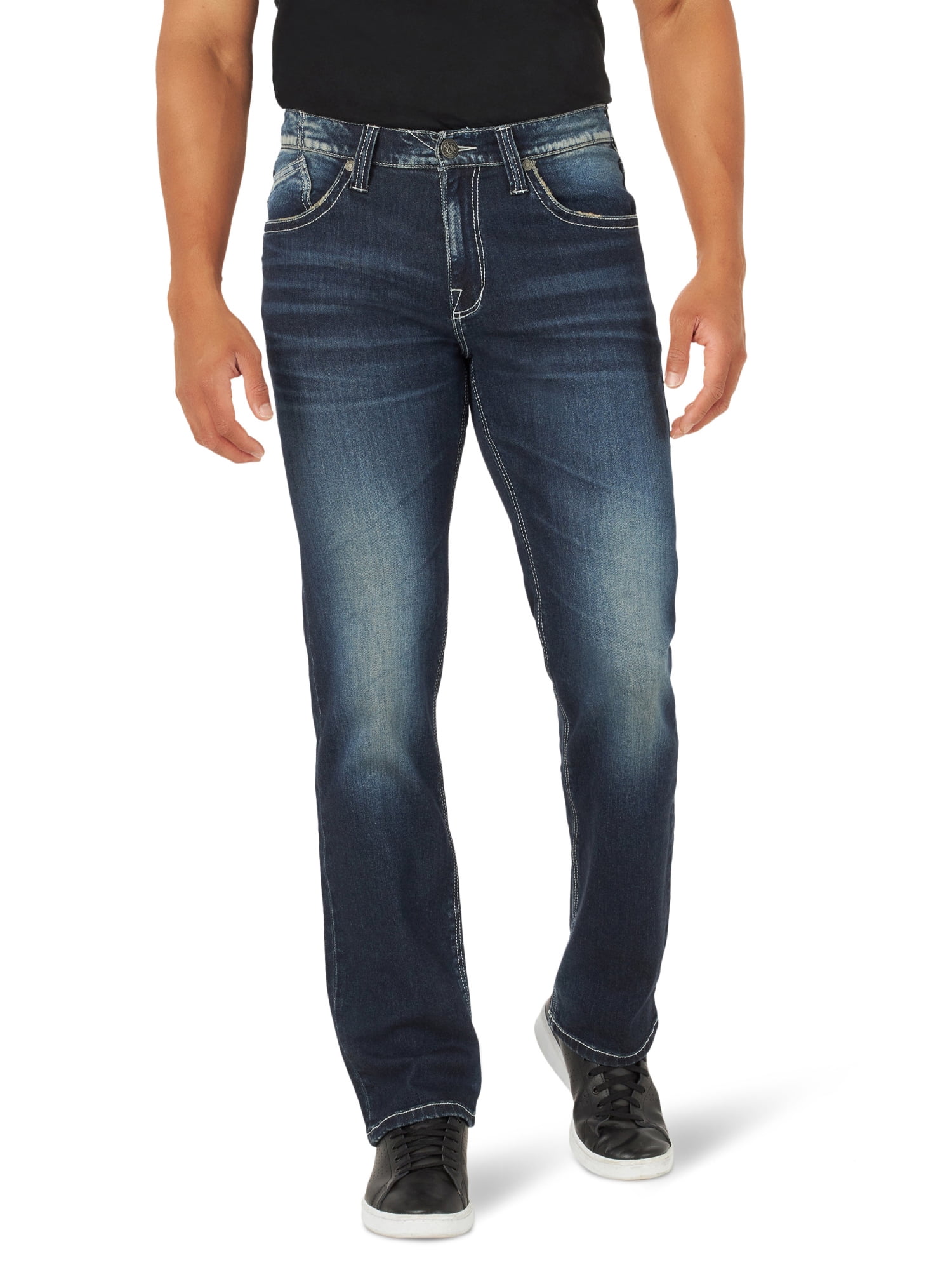 Rock & Republic Men's Relaxed Straight Leg Jean with Ultra Comfort Denim