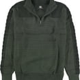 thumbnail image 1 of Rock & Republic Mens Marbled Mock-Neck Pullover Sweater, Green, XX-Large, 1 of 2