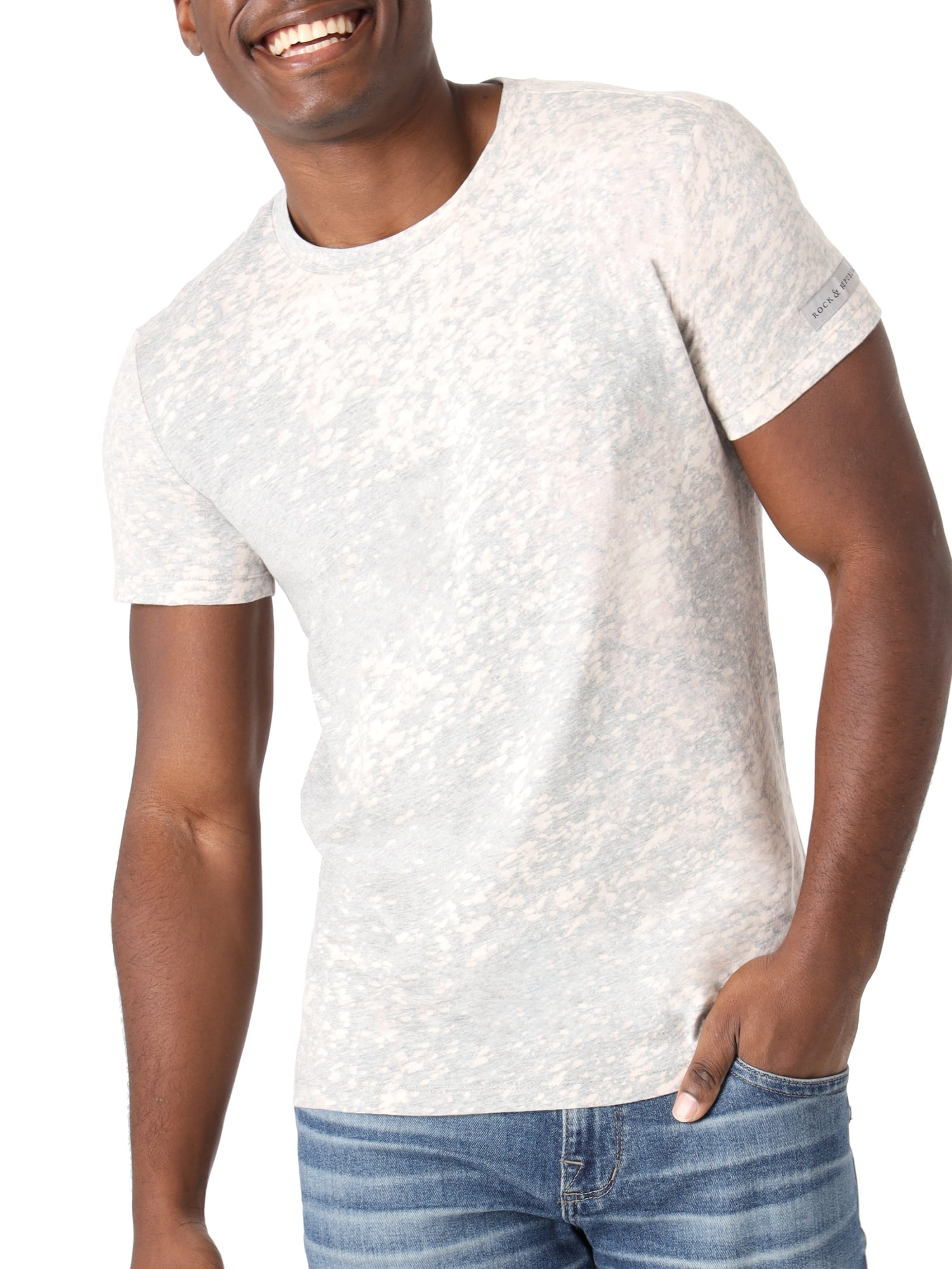 Rock & Republic Short Sleeve Graphic Crew Neck T-Shirt (Men's) 1 Pack