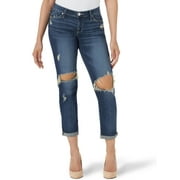 Rock & Republic Womens Mid Rise Indee Boyfriend Jean