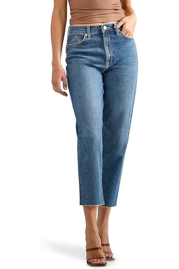 Women's Shea High Rise Straight Ankle Jean, On The Run Size 6