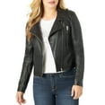 thumbnail image 1 of Rock & Republic Womens Classic Faux Leather Jacket, 1 of 6