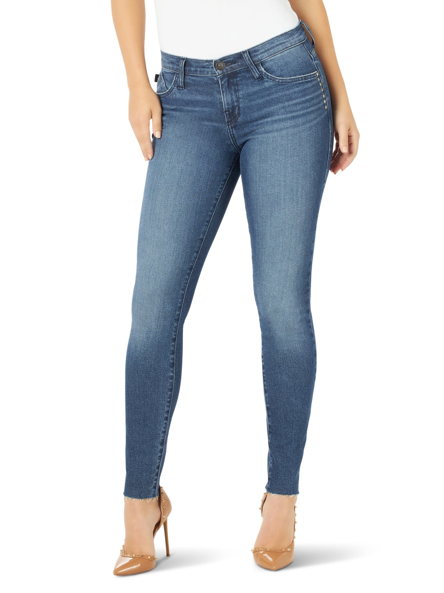 Rock & Republic Womens Denim Rx Berlin Mid Rise Skinny Jean