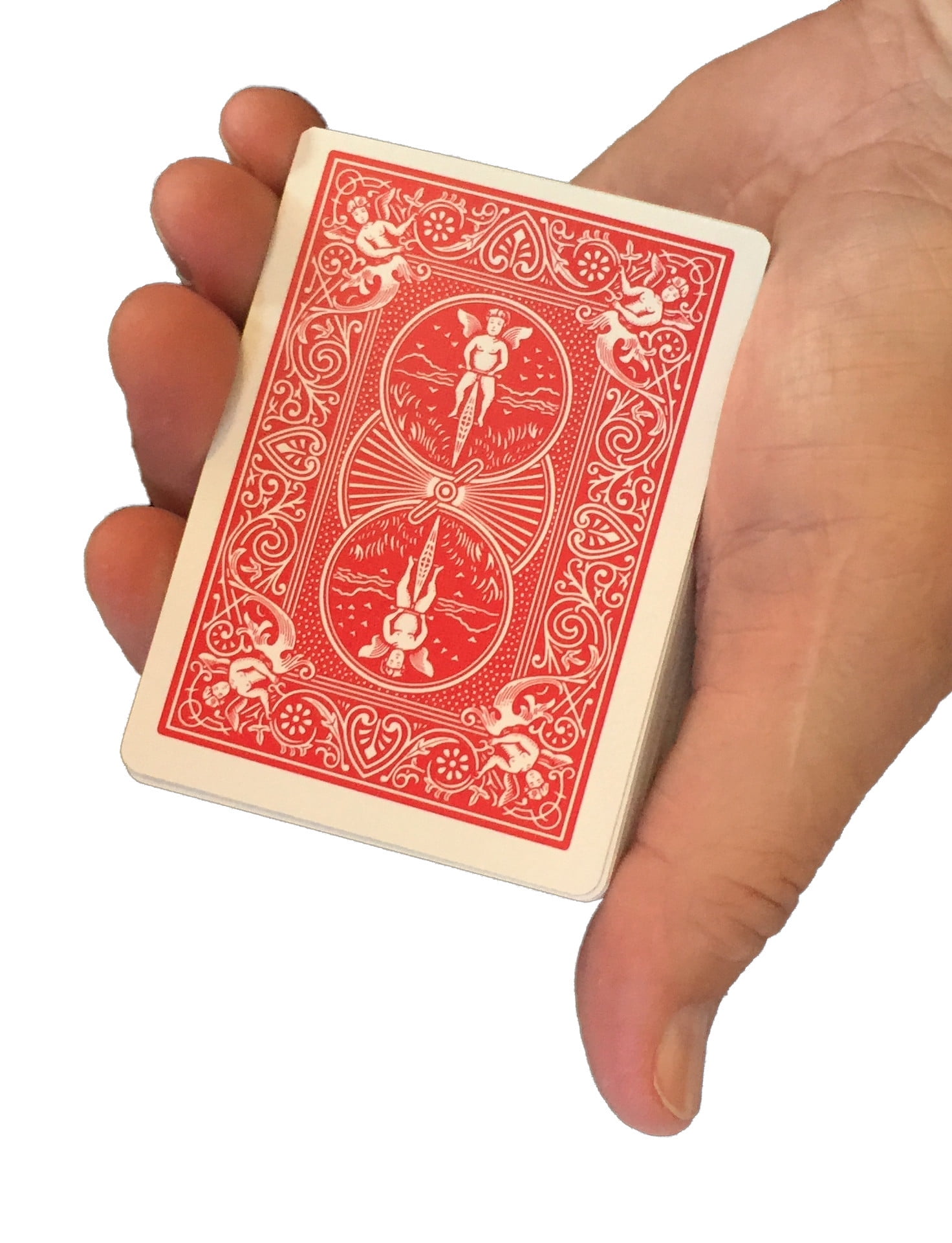 Rock Ridge Magic Invisible Deck Playing Cards Magic Trick Kit, Cool Party Games ,  (Red, 2 Pack)