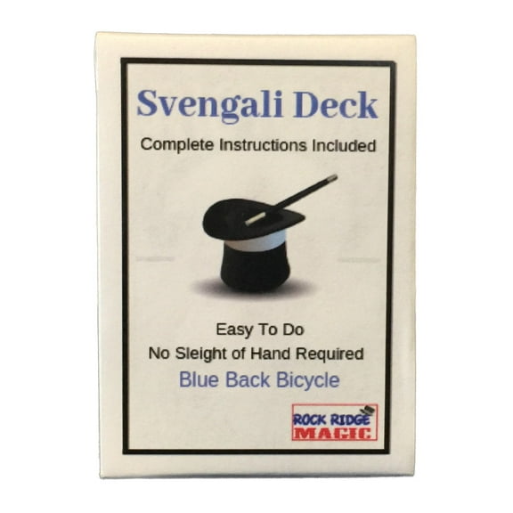 Rock Ridge Magic Svengali Deck, Different Force Cards (Blue, 2 Pack (4 Decks))