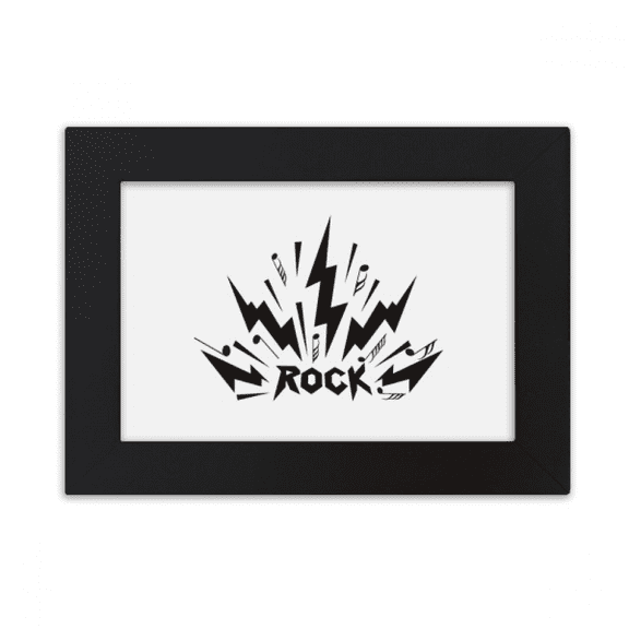 Rock Roll Bursts Diffuse Notes Desktop Photo Frame Ornaments Picture Art Painting