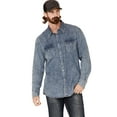 thumbnail image 1 of Rock  Roll Cowboy Men's Solid Denim Long Sleeve Snap Shirt B2S2311, 1 of 5