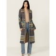 thumbnail image 1 of Rock & Roll Denim Women's And Southwestern Print Duster Cardigan - BW95T04468 X-  US, 1 of 4