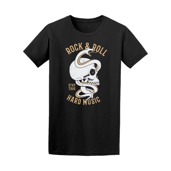 Rock & Roll Hard Music Stay True Tee Men's -Image by Shutterstock