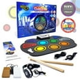 thumbnail image 1 of Rock & Roll It Mukikim Color Coded Electric Drum Kit, Multi Color, 1 of 1