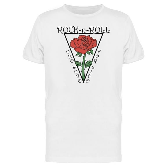 Rock & Roll One Love For Life T-Shirt Men -Image by Shutterstock, Male Small