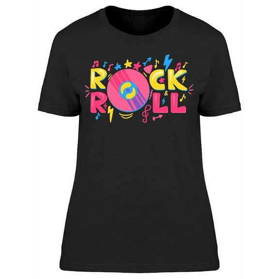 Rock Roll T-Shirt Women -Image by Shutterstock, Female XX-Large