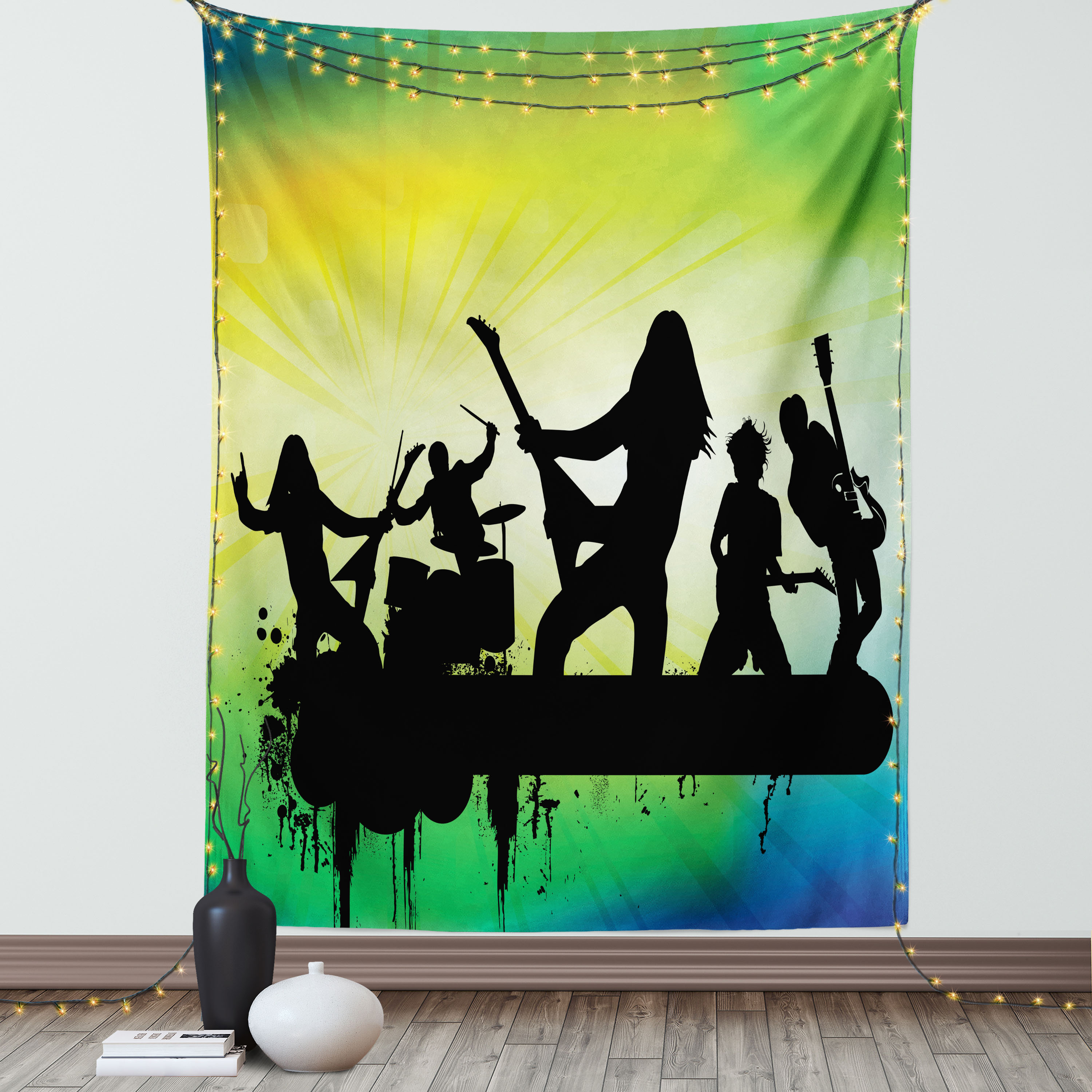 Rock and roll tapestry hotsell