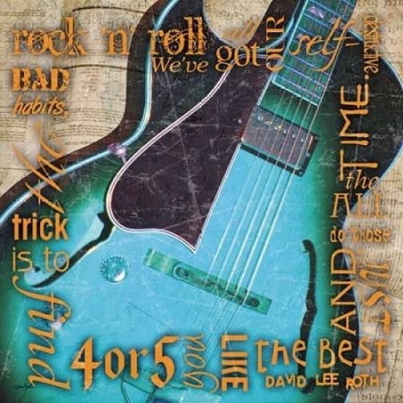 Rock Roth Blue Poster Print by Diane Stimson (12 x 12)