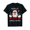 thumbnail image 1 of Rock Santa Claus Heavy Christmas T-Shirt, 1 of 5