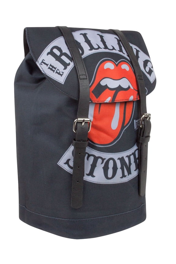 Rock Sax The Rolling Stones Unisex Black Backpack | One Size | Made by Vanilla Underground