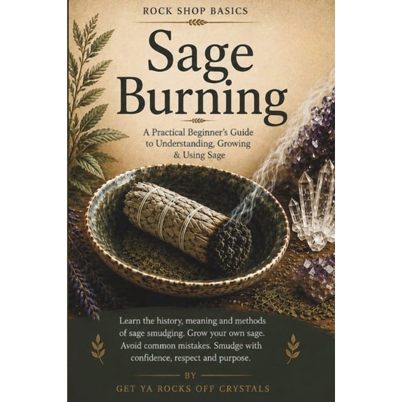 Rocks Shop Basics Rock Shop Basics: Sage Burning: A Practical Beginner's Guide to Understanding, Growing & Using Sage., Book 1, (Paperback)