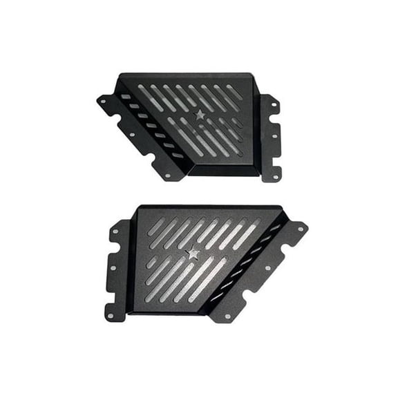 Rock Slide AC-DP-BR Textured Black Aluminum Bronco Front Metal Door Pockets