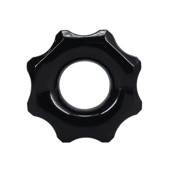 Doc Johnson Rock Solid The Gear TPE Penis Ring, Black