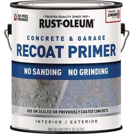 Rock Solid Floor Primer Concentrate - Durable, All Surface, Concrete Use - 1 Gal, Gray