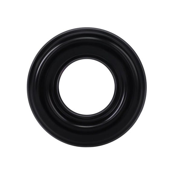 Doc Johnson Rock Solid Ribbed Donut Silicone Penis Ring, Black