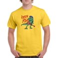 thumbnail image 1 of Rock Star Dinosaur Trex T-Shirt Men -Image by Shutterstock, Male Large, 1 of 4