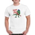 thumbnail image 1 of Rock Star Dinosaur Trex T-Shirt Men -Image by Shutterstock, Male XX-Large, 1 of 4