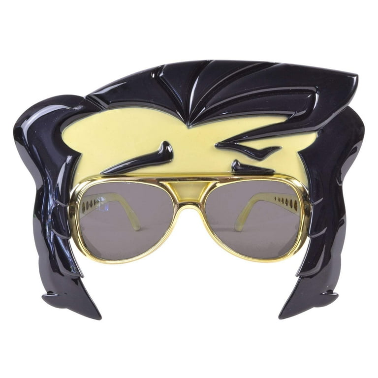 Rock Star Glasses + Quiff Costume Accessories Rock Star Glasses + Quiff Costume Accessories