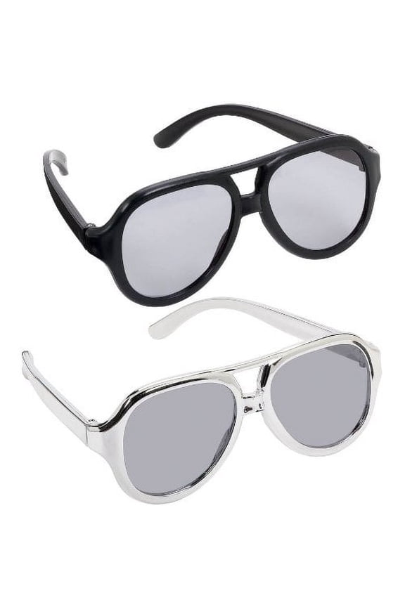 Rock On Skull and Flames Sunglasses / Favors (10ct)