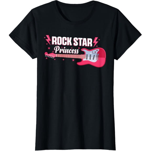 Rock Star Princess Guitar Music Punk Rock T-Shirt
