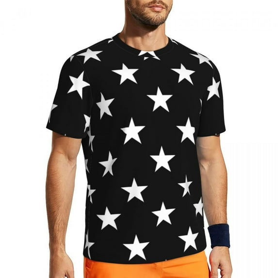 Rock Star Print Gym T-Shirt Summer Christmas Gift Funny T Shirts Trending Tshirt For Mens