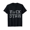 thumbnail image 1 of Rock Star Rock On Band - Rock And Roll Concert Graphic Tees T-Shirt, 1 of 5