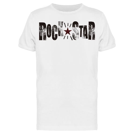 Rock Star Typography Tee Men's -Image by Shutterstock