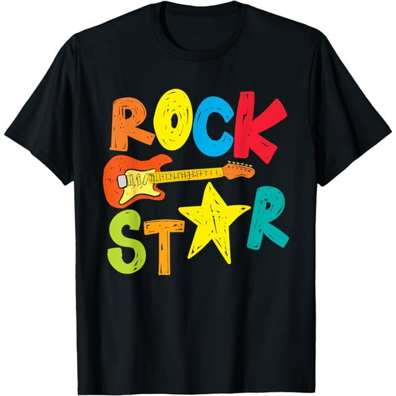 Rock Star and Guitar - Long Live Rock and Roll T-Shirt mens t shirt，black，women，funny，misfits，men，journey，t-shirt