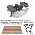 thumbnail image 1 of The Rock Stepper Machine with Resistance Bands-Side to Side Stepper for Exercise at Home,Rocking Stepper for Hip Mobility&Posture Correction,Low-Impact Full Body Workout with Digital Monitor Gray, 1 of 7