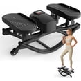thumbnail image 1 of Rock Stepper, The Rock Stepper Side to Side Exercise Machine with Oversized Pedals – 350lbs Capacity Low Impact 3D Motion Stair Stepper for Cardio Exercise at Home, 1 of 9