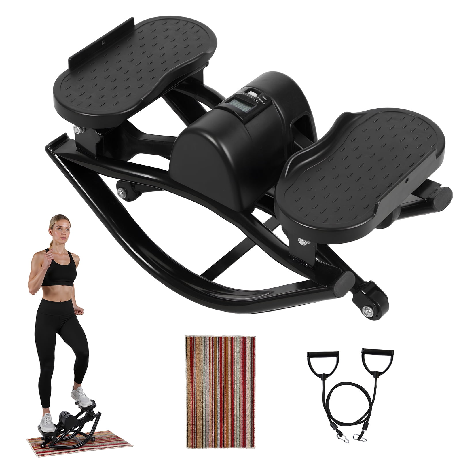 Workout Equipment Rocking Rock Stepper, Rock Stepper Side to Side, Low-Shock Lateral Rocking ...