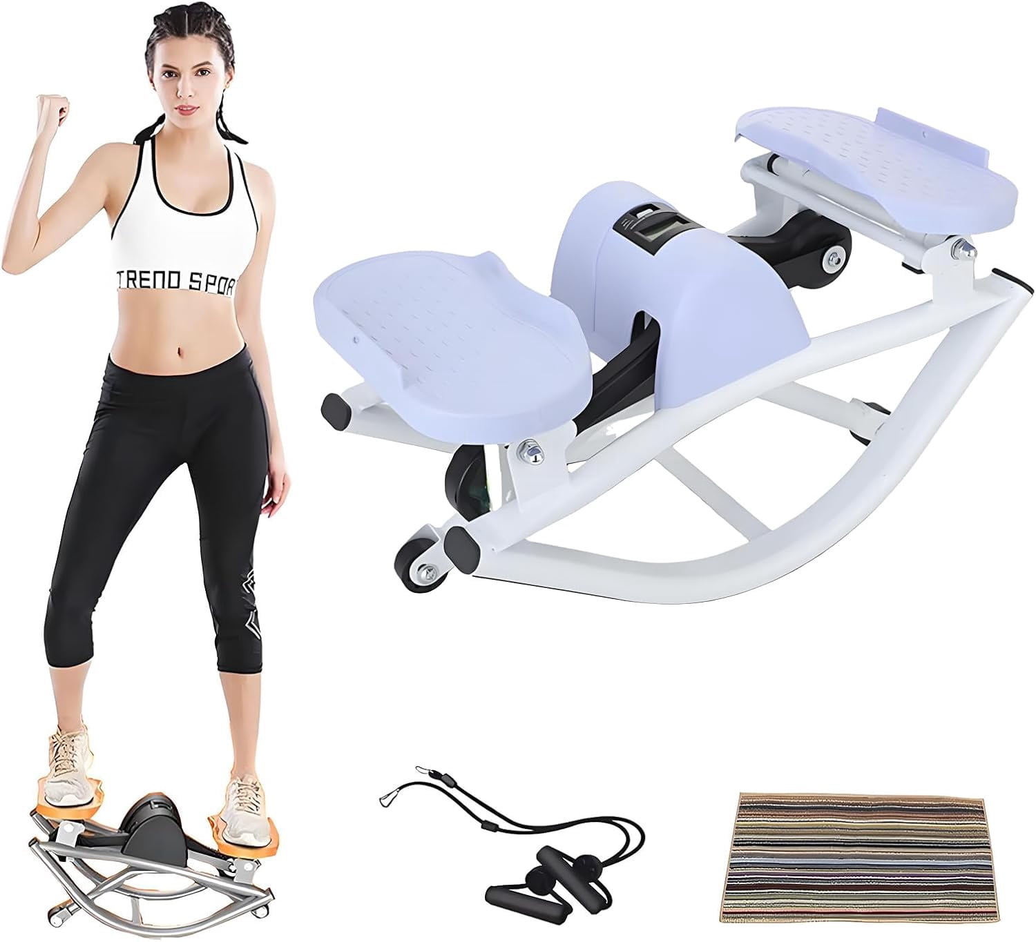 Rock Stepper, Step Rocker Side to Side, Lateral Rocking Fitness Stepper ...