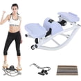 thumbnail image 1 of Rock Stepper Step Side-to-Side Lateral Rocking Fitness Stepper with Digital Monitor/Resistance Bands Machine for Home Workout(Purple), 1 of 12