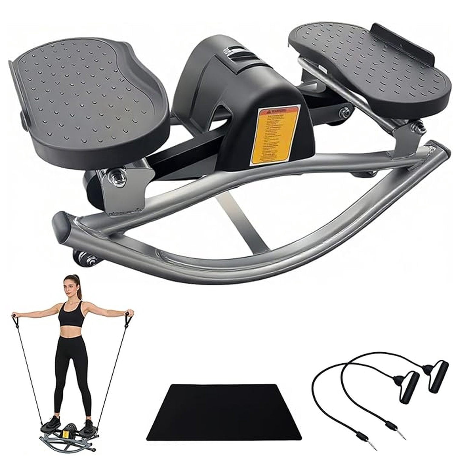 Stepping Rocking Exercise Machine The Rock Steppers Side to Side - Lateral Rocker Rocking Stair Fitness ...